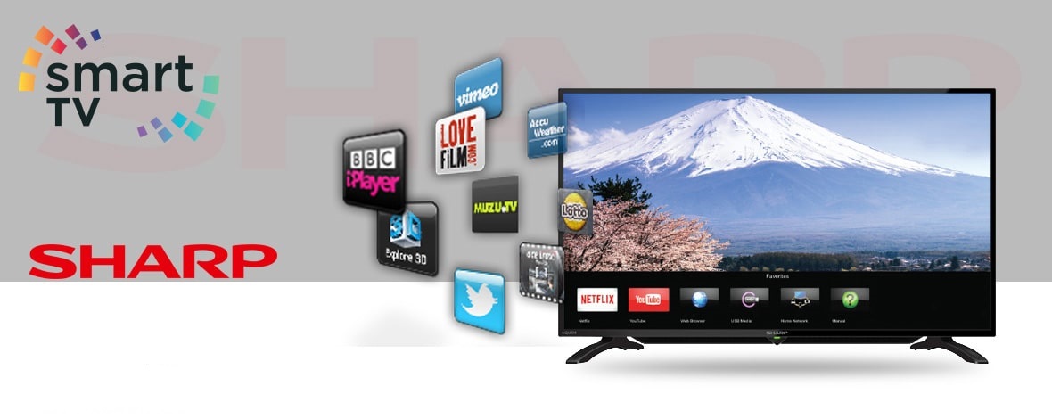 قابلیت های هوشمند در تلویزیون اسمارت شارپ مدل 32le280x