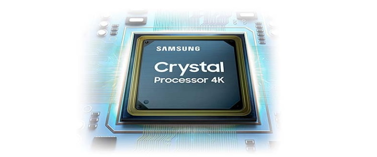 پردازنده کریستالی 4k در تلویزیون 85bu7000