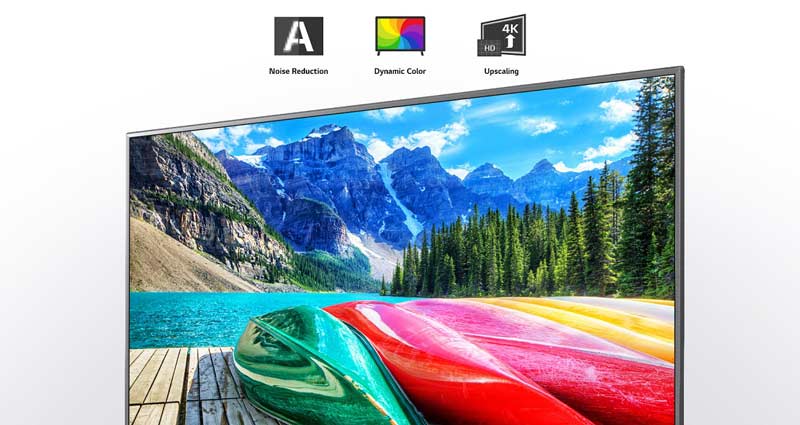 تصویر 4k در تلویزیون un7000 ال جی