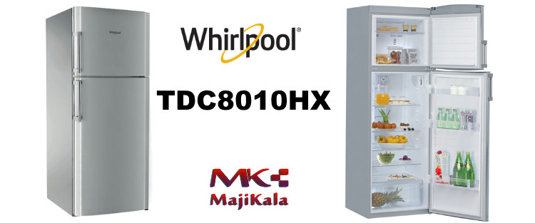 یخچال فریزر ویرپول بالا و پایین مدل tdc8010hx