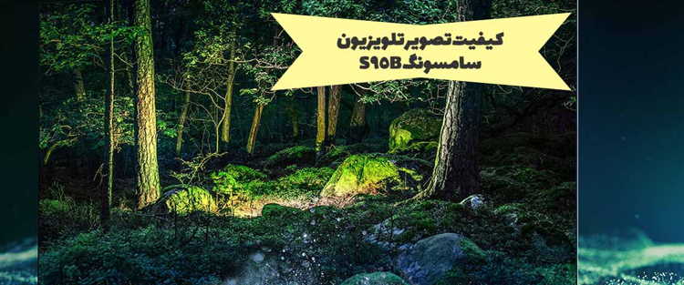 کیفیت تصویر تلویزیون سامسونگ مدل 55s95b