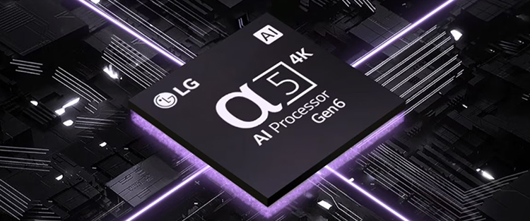 پردازنده قدرتمند تلویزیون 4k ال جی مدل 43ur7800